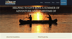 Desktop Screenshot of deerwoodfoundation.org